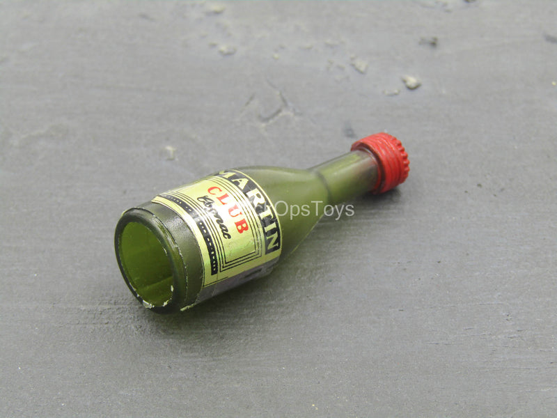 Load image into Gallery viewer, Olive Green &quot;Martin Club Cognac&quot; Liquor Bottle
