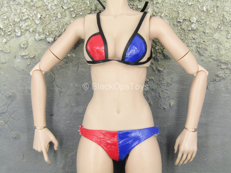 Load image into Gallery viewer, Clown - Blue &amp; Red Bra
