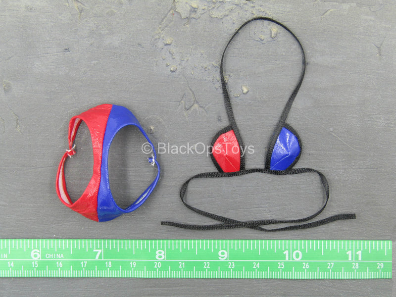 Load image into Gallery viewer, Clown - Blue &amp; Red Bra
