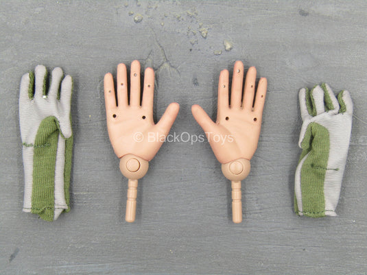 US Army Pilot - Nomex Flight Gloves w/Bendy Hand Set