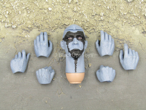 Galaxy Warlord - Blue Alien Head Sculpt w/Hands