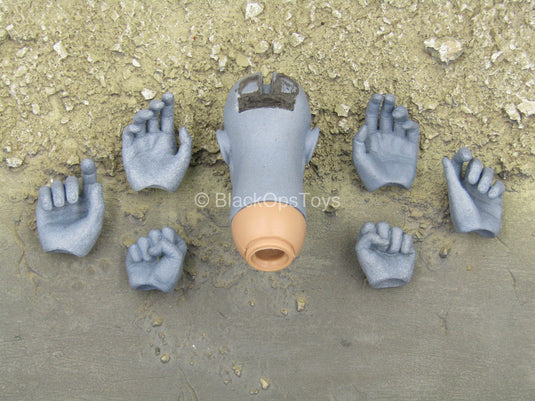 Galaxy Warlord - Blue Alien Head Sculpt w/Hands