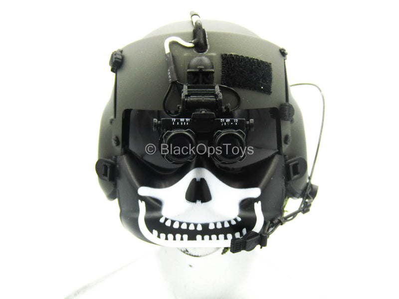 Load image into Gallery viewer, US Army Pilot - HGU-56/P Helmet w/Skull Maxillofacial Shield
