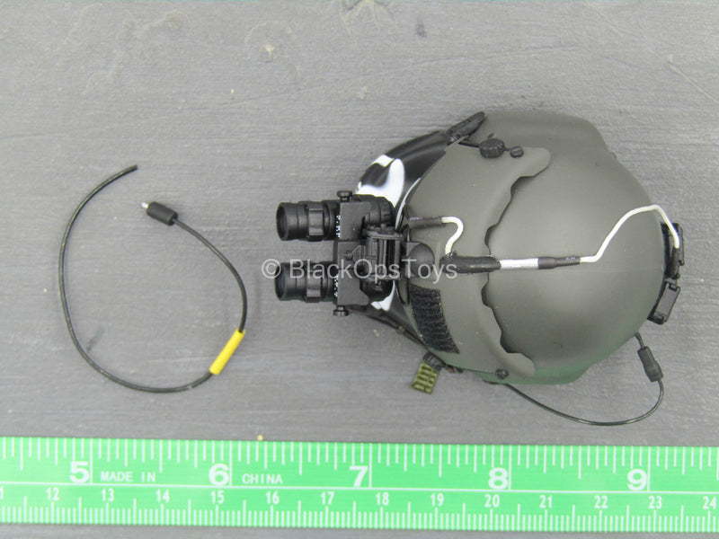 Load image into Gallery viewer, US Army Pilot - HGU-56/P Helmet w/Skull Maxillofacial Shield
