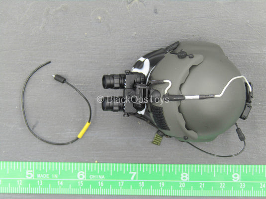 US Army Pilot - HGU-56/P Helmet w/Skull Maxillofacial Shield