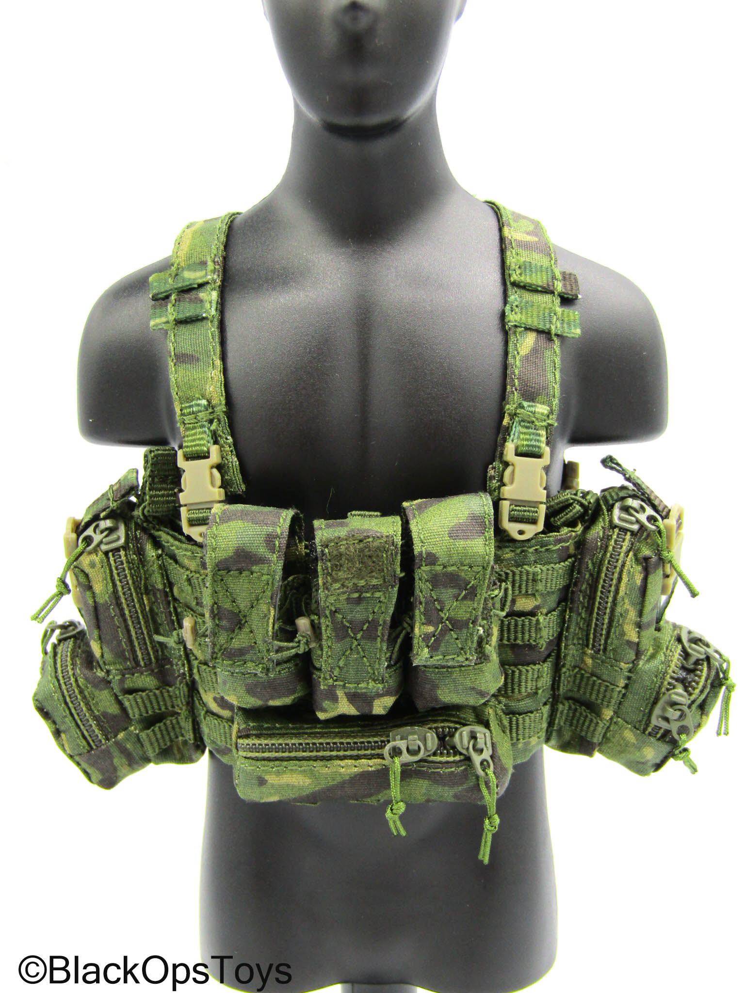 Private Military Contractor - Woodland Chest Rig – BlackOpsToys