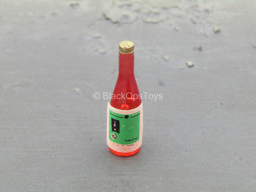 Red Liquor Bottle