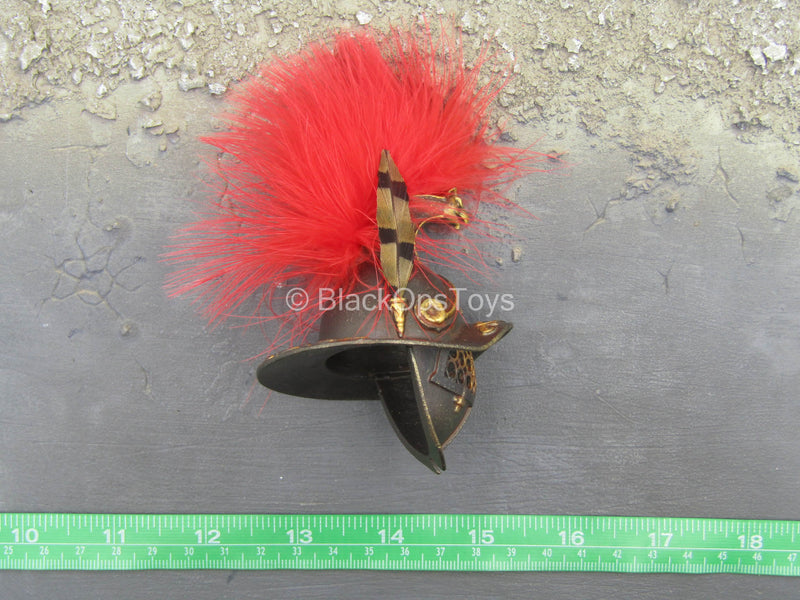 Load image into Gallery viewer, Imperial Female Warrior Red Ver. - Metal Female Gladiator Helmet
