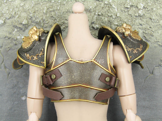 Imperial Female Warrior Red Ver. - Metal Female Chest Armor