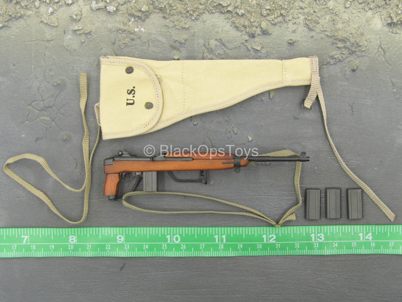 Load image into Gallery viewer, WWII - 101st Airborne Division - M1A1 Carbine Rifle w/Holster
