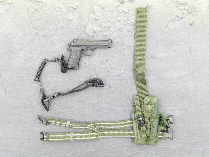 Load image into Gallery viewer, NSW Forces - Desert Ops - Baretta M9 Pistol w/Drop Leg Holster
