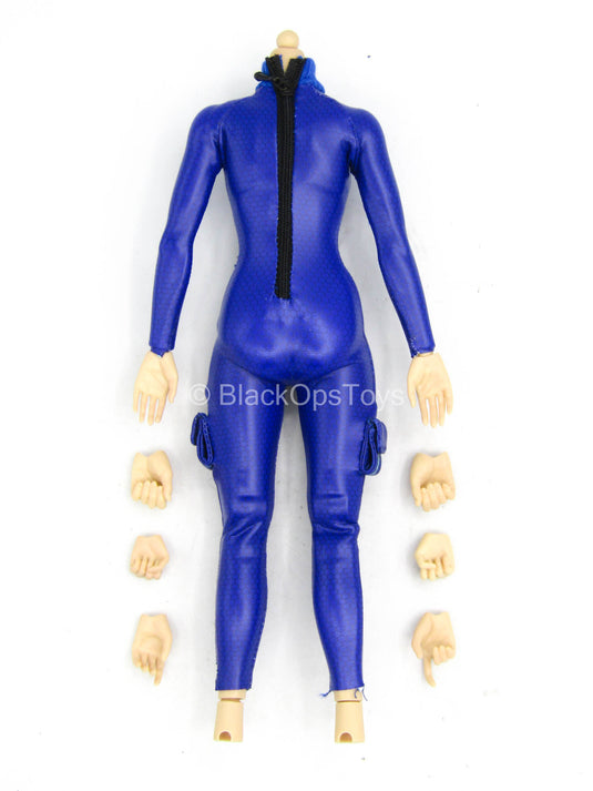 GI Joe Scarlett - Female Body w/Blue Body Suit, Hands & Stand