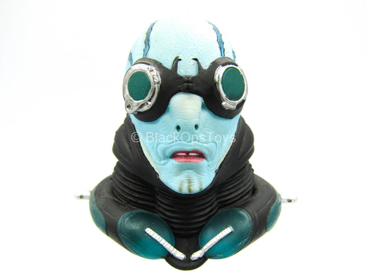 Hellboy - Abe Sapien - Blue Male Head Sculpt w/Breathing Device