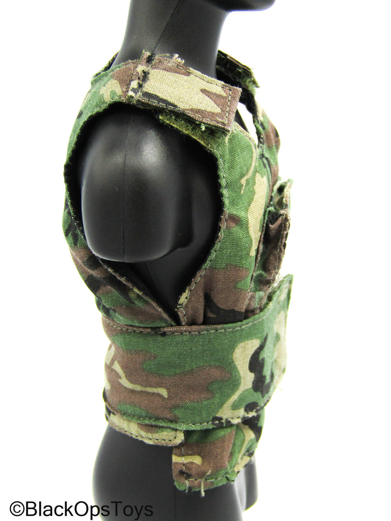 Load image into Gallery viewer, 101st Airborne - Saw Gunner - Woodland Plate Carrier Vest
