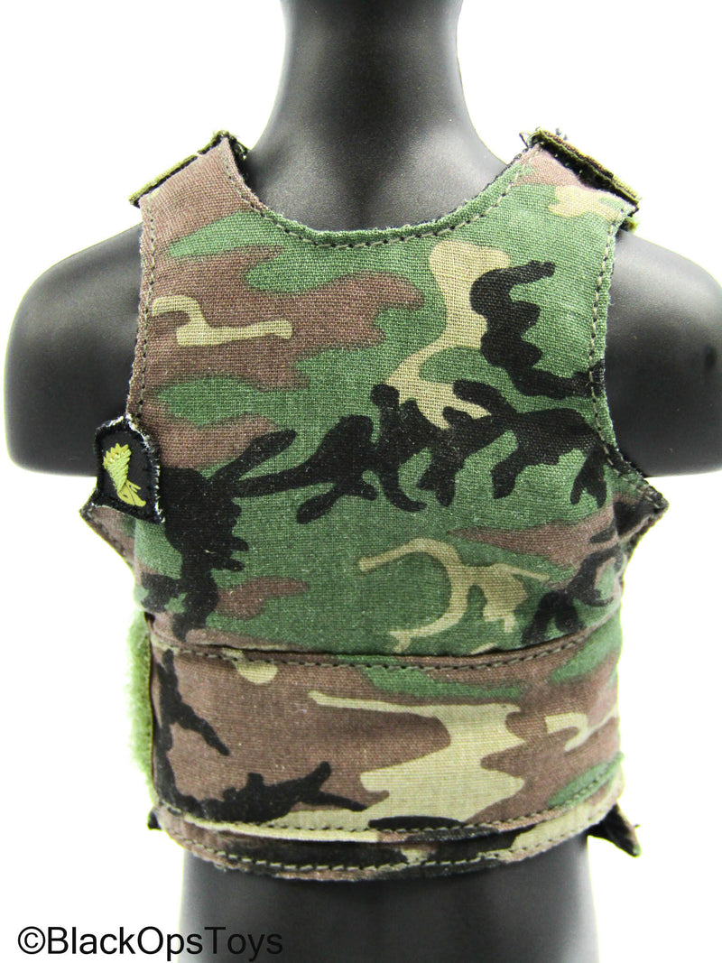 Load image into Gallery viewer, 101st Airborne - Saw Gunner - Woodland Plate Carrier Vest
