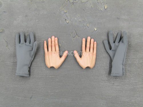 WWII - German Afrika Korps - Bendy Hand Set w/Grey Gloves