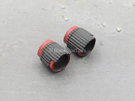 Endgame - Black Widow - Black & Red Wrist Cuffs