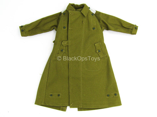 WWII - German Afrika Korps - Green Military Coat