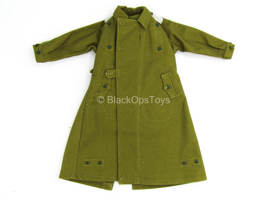 WWII - German Afrika Korps - Green Military Coat