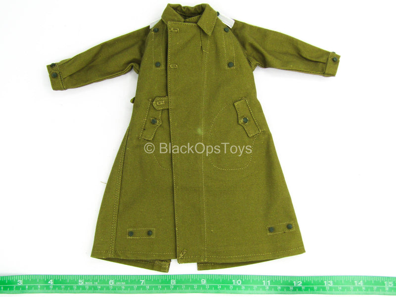 Load image into Gallery viewer, WWII - German Afrika Korps - Green Military Coat
