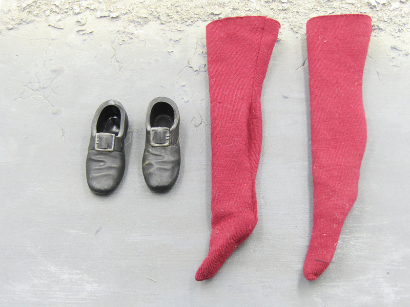 Load image into Gallery viewer, Live By The Sword - Blackbeard - Black Shoe Set (Foot Type)
