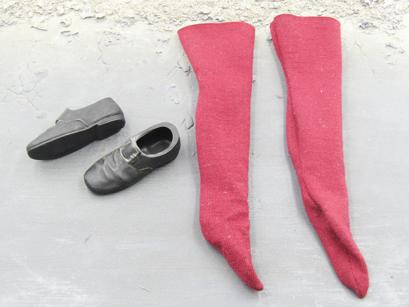 Load image into Gallery viewer, Live By The Sword - Blackbeard - Black Shoe Set (Foot Type)
