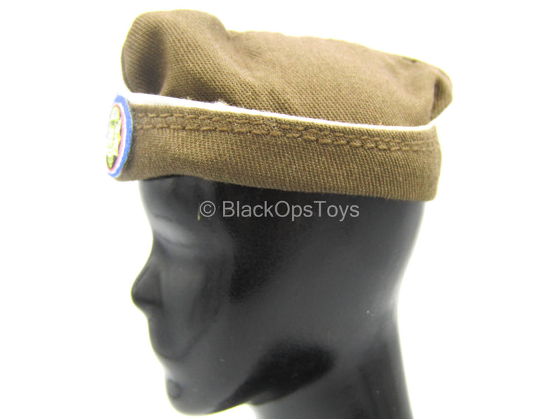 Load image into Gallery viewer, WWII - 101st Airborne Division - Brown Overseas Hat
