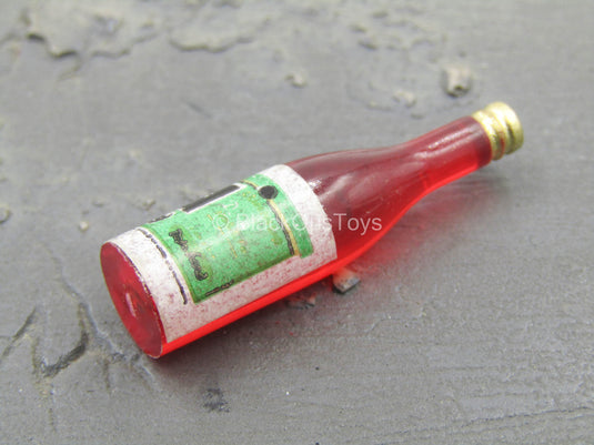 Red Alcohol Bottle