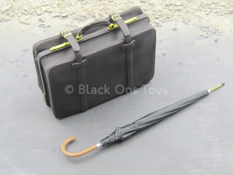 Load image into Gallery viewer, Dr. Henry Jones - Briefcase and Molded Umbrella Set
