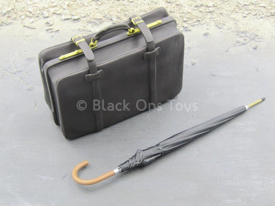 Dr. Henry Jones - Briefcase and Molded Umbrella Set