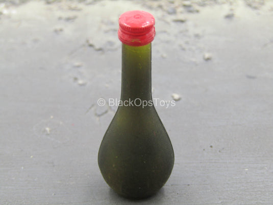 Green Alcohol Bottle