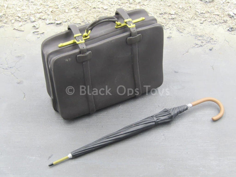 Load image into Gallery viewer, Dr. Henry Jones - Briefcase and Molded Umbrella Set
