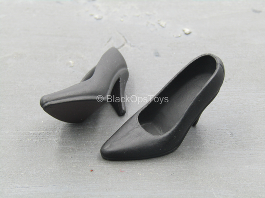 Female Business Wear - Black High Heel Shoes