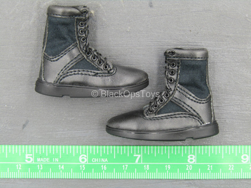 Load image into Gallery viewer, Speed - LAPD SWAT - Black Combat Boots (Foot Type)
