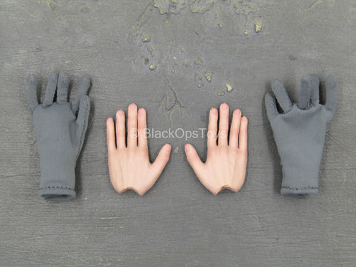 WWII German Heinrich Himmler - Bendy Hand Set w/Grey Gloves