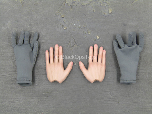 WWII German Heinrich Himmler - Bendy Hand Set w/Grey Gloves