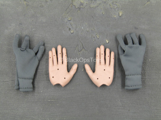 WWII German Heinrich Himmler - Bendy Hand Set w/Grey Gloves