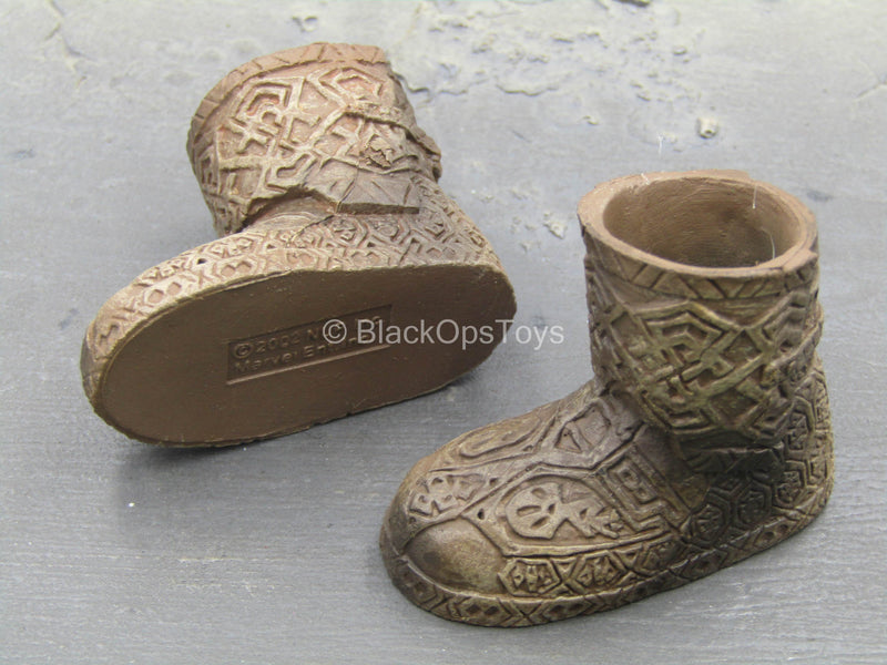 Load image into Gallery viewer, LOTR - Gimli - Brown Boots (READ DESC)
