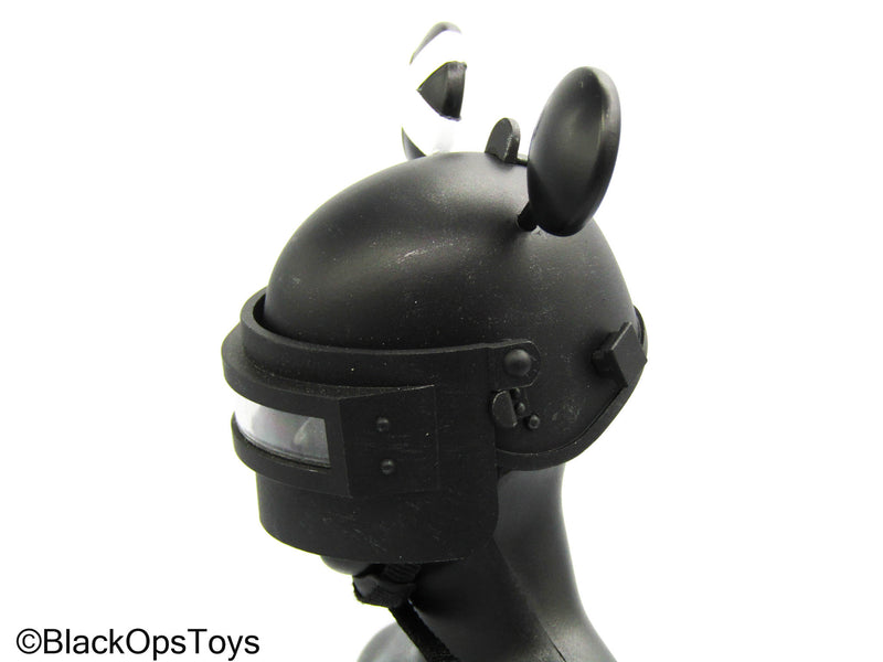 Load image into Gallery viewer, Doomsday Rat - Black Riot Helmet w/Mouse Ears
