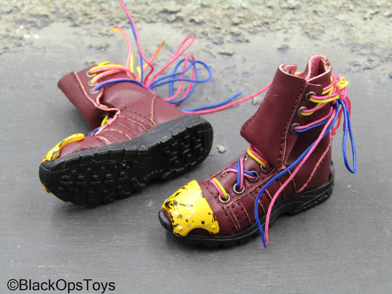 Load image into Gallery viewer, Doomsday Rat - Leather Like Female Detailed Shoes (Foot Type)
