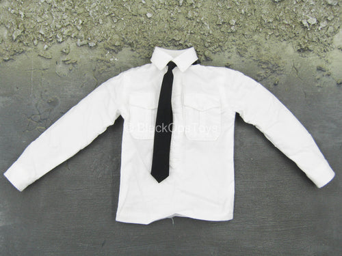 WWII German Heinrich Himmler - White Shirt w/Black Tie