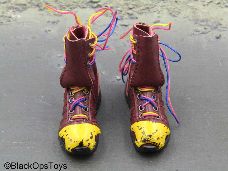 Load image into Gallery viewer, Doomsday Rat - Leather Like Female Detailed Shoes (Foot Type)
