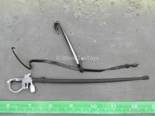 WWII German Heinrich Himmler - Metal Sabre Sword w/Sheath & Belt