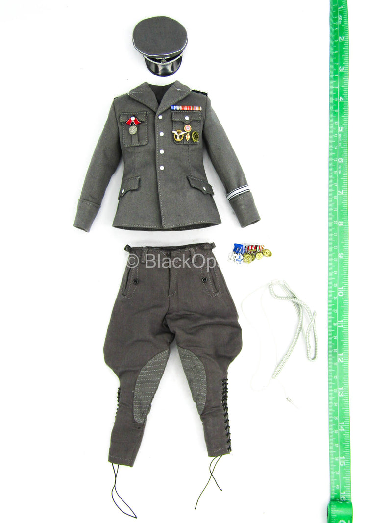 Load image into Gallery viewer, WWII German Heinrich Himmler - Grey Military Uniform Set
