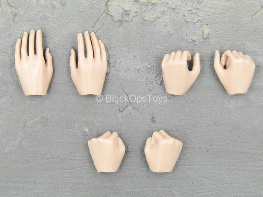 WWII - Afrika Female Officer - Female Hand Set (x6)