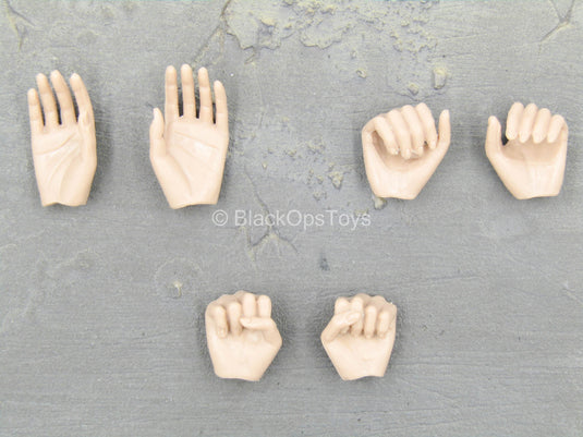 WWII - Afrika Female Officer - Female Hand Set (x6)