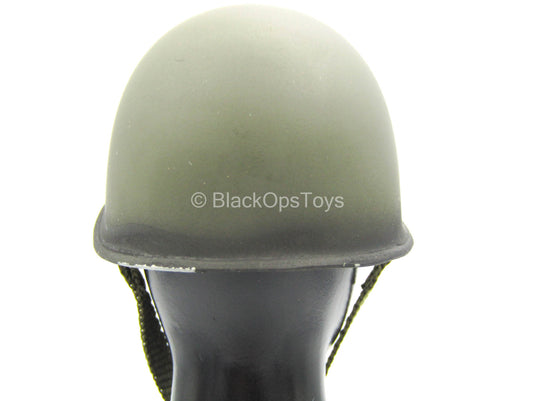 WWII - U.S. Army Rangers - Green Metal Helmet
