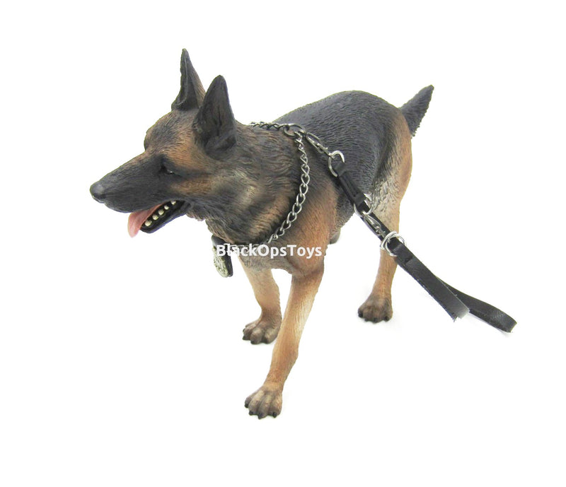 Load image into Gallery viewer, Police ESU K-9 Division - German Shepherd w/Metal Leash &amp; Badge
