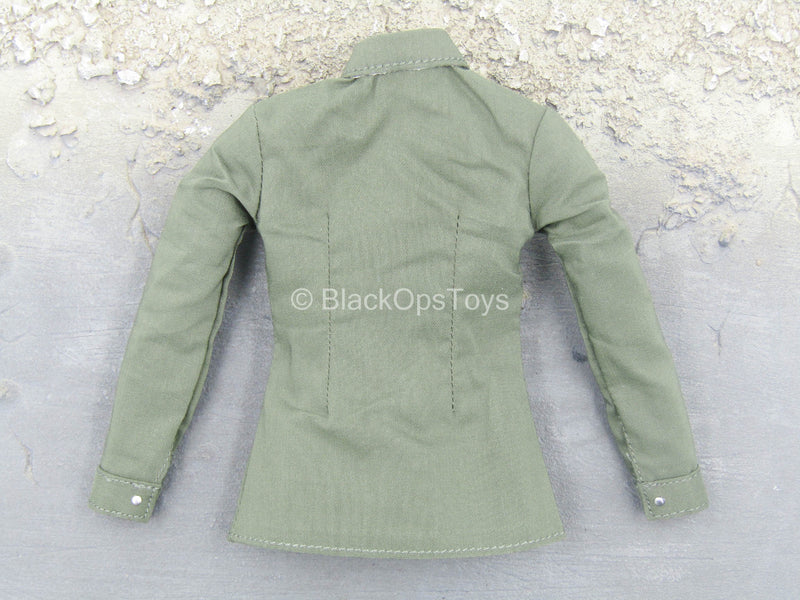 Load image into Gallery viewer, WWII - Afrika Female Officer - OD Green Combat Shirt
