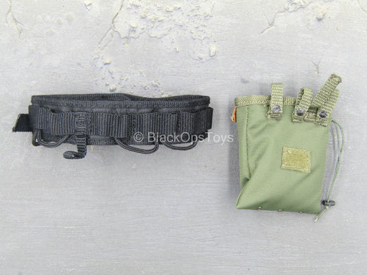 SWAT Assault Driver - Padded Belt w/OD Green Dump Pouch